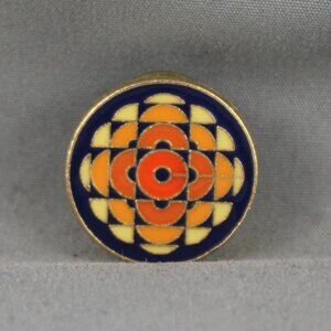CBC Canada Pin (VTG) Original Ripple Logo - Inlaid Pin
